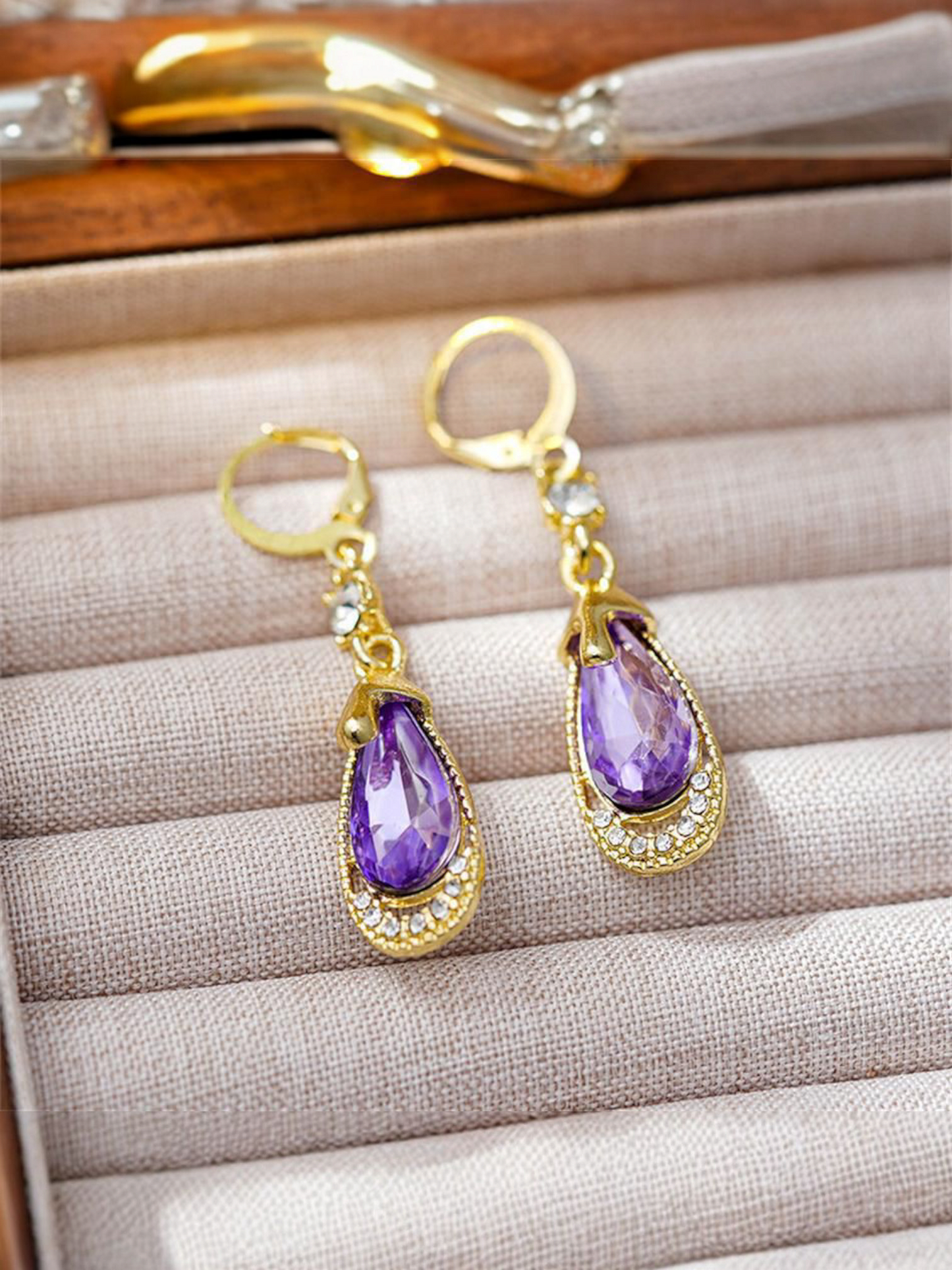 Timeless Tears Of Gaia - Korean Amethyst Crytal Teardrops