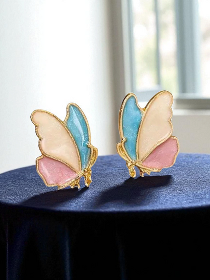 Most Trending Multi Colour Pop Pallete Butterfly Korean Studs