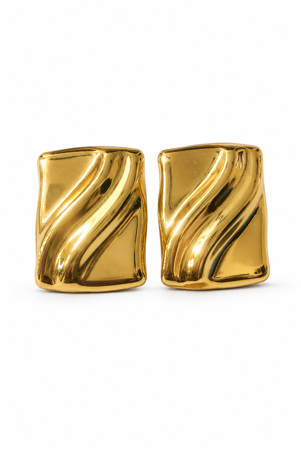 Sienna Sculpted Twist Earrings