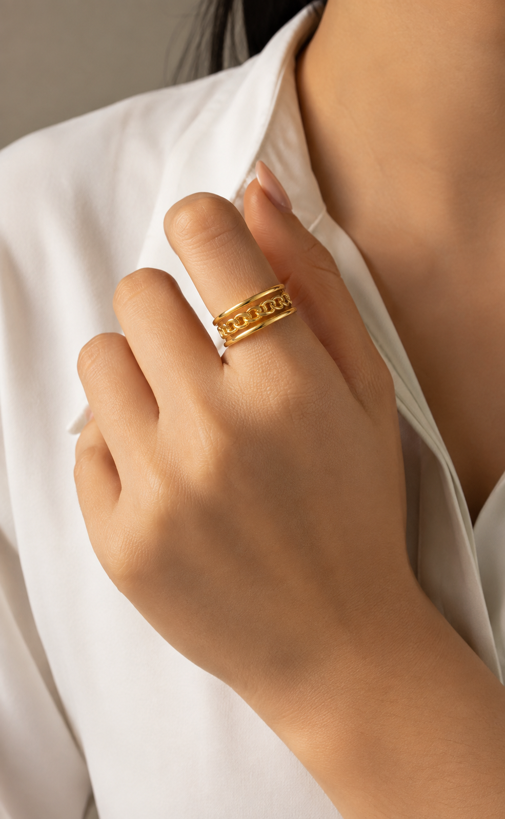 Luxe Chain Ring